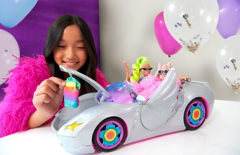 Barbie Extra kabrió kiegészítő babákhoz Barbie Extra kabrió kiegészítő babákhoz