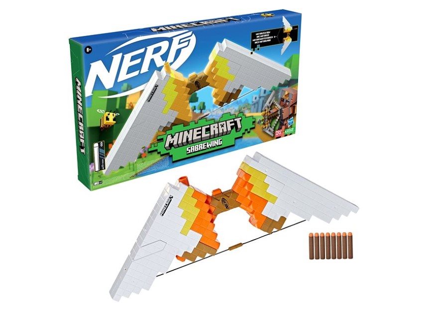Kilövő gyerekeknek Nerf Minecraft Pillagers Crossbow 