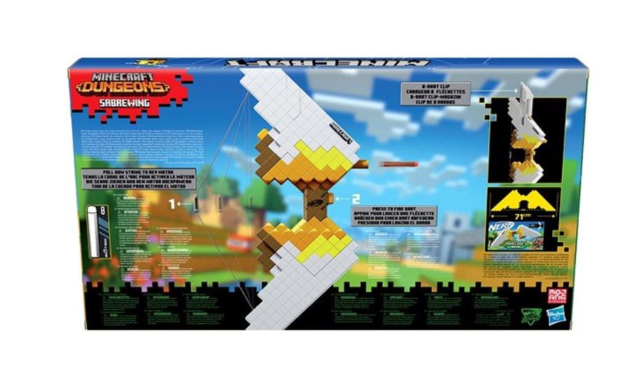 Kilövő gyerekeknek Nerf Minecraft Pillagers Crossbow  