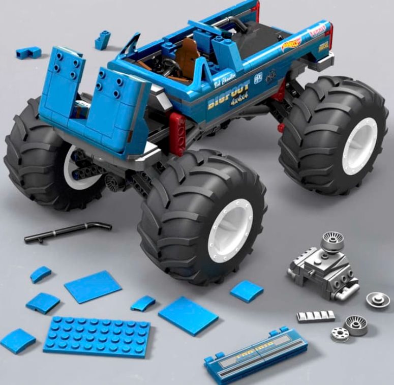 Mega Construx Hot Wheels Bigfoot HHD20, gyűjtői Mega Construx Hot Wheels Bigfoot HHD20, gyűjtői
