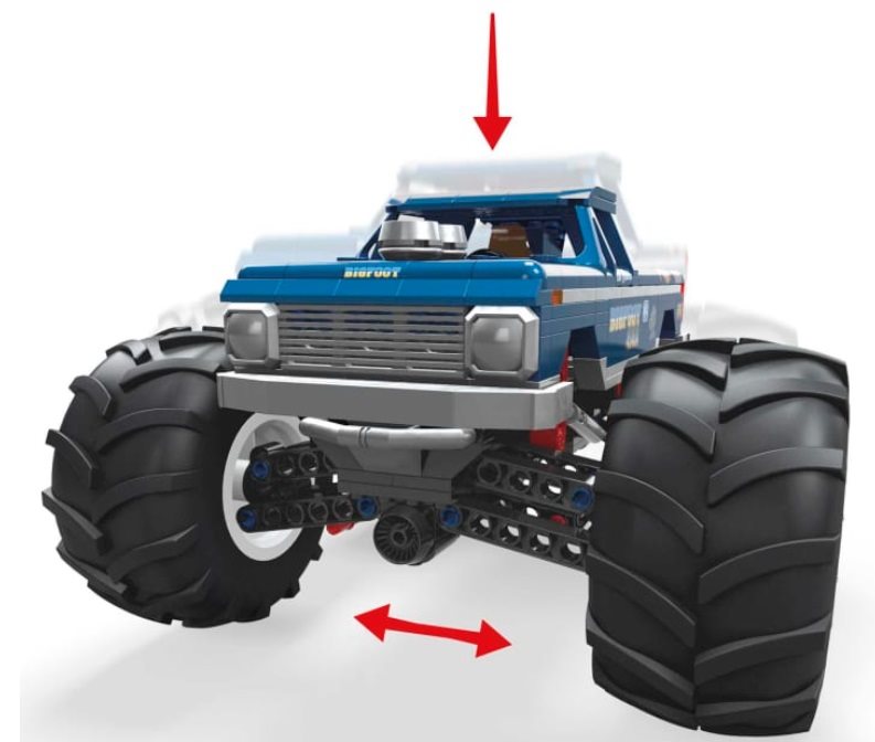 Mega Construx Hot Wheels Bigfoot HHD20, gyűjtői Mega Construx Hot Wheels Bigfoot HHD20, gyűjtői