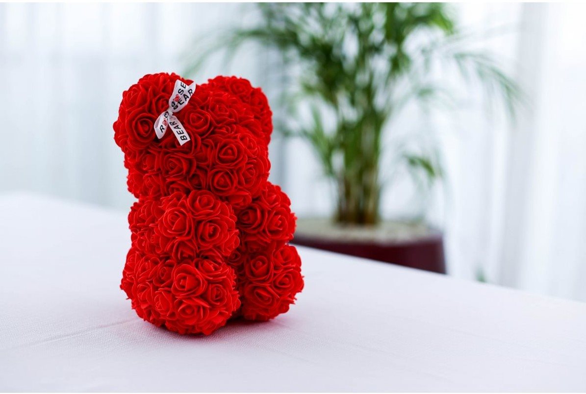 Medvídek z růží Rose Bear Červený Medvídek z růží Rose Bear Růžový