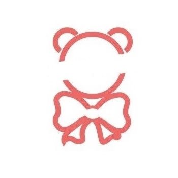 Rose Bear rózsaszín rózsamackó