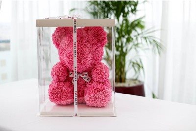 Rose Bear rózsaszín rózsamackó