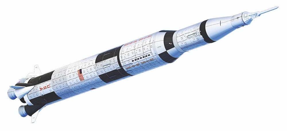 3D puzzle Saturn V űrrakéta