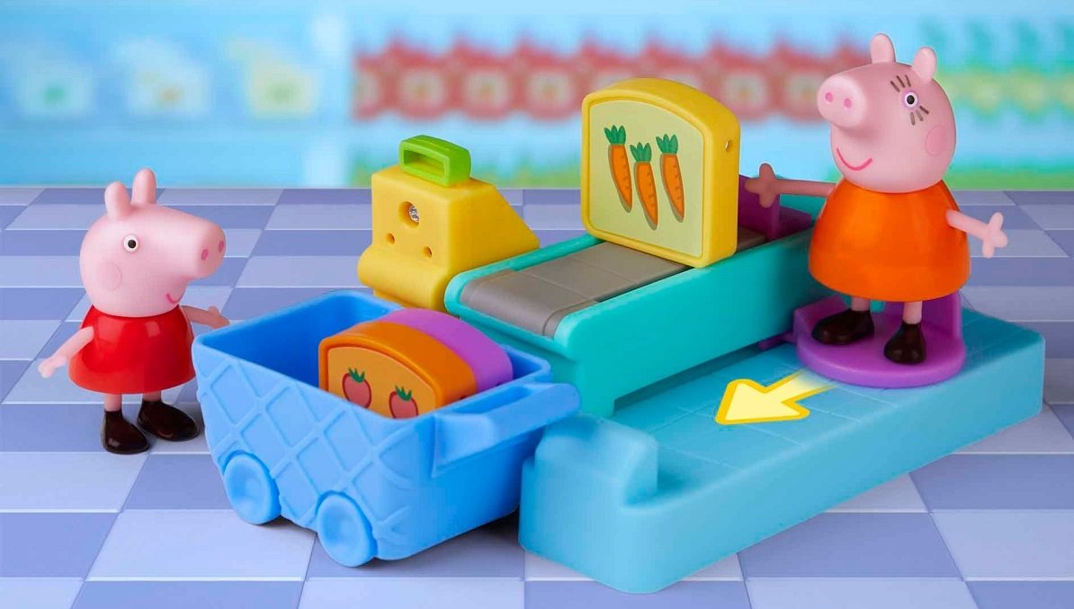 Peppa Malac Peppa a szupermarketben, figura Peppa Malac Peppa a szupermarketben, figura