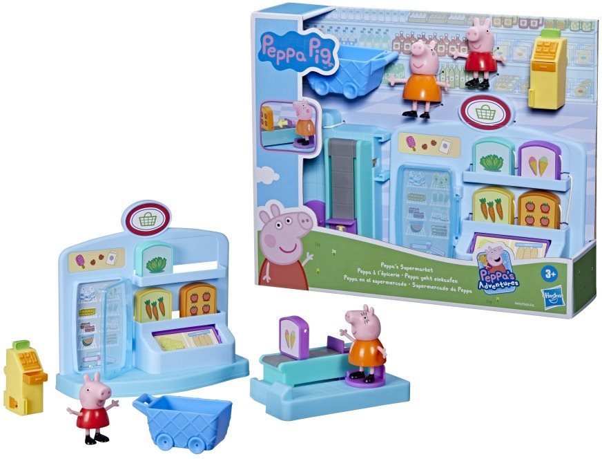 Peppa Malac Peppa a szupermarketben, figura Peppa Malac Peppa a szupermarketben, figura