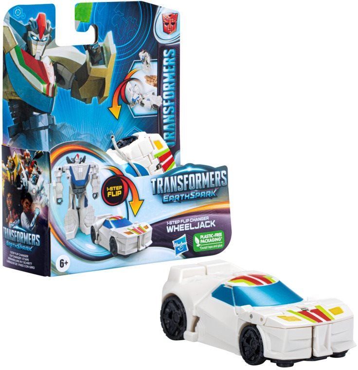 Transformers Earthspark 1-step flip Wheeljack figura