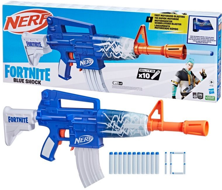 Nerf Fortnite Blue Shock játékfegyver