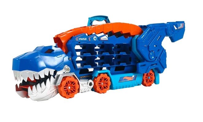 Hot Wheels City T-Rex nyerges vontató fényekkel és hangokkal