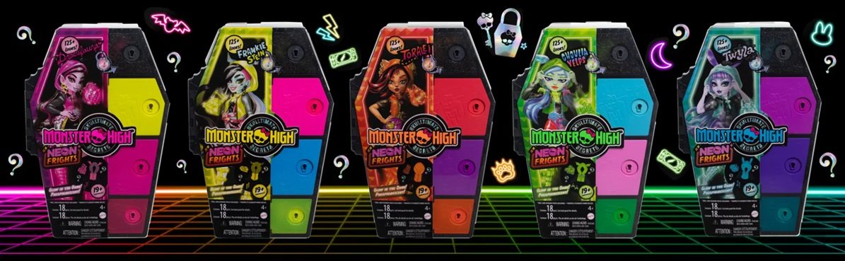 Monster High Skulltimate Secrets Neon baba - Toralei