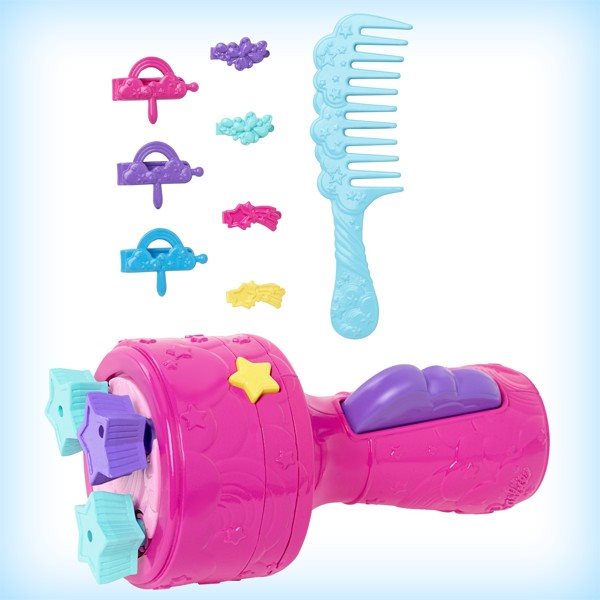 Barbie hercegnő színes hajjal, szett 