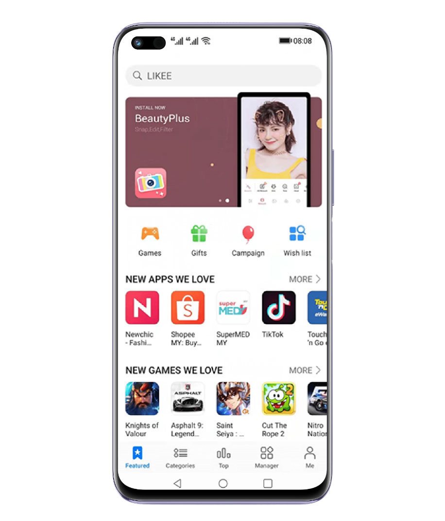 Huawei nova 8i mobiltelefon