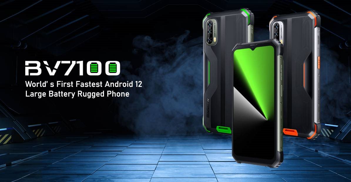Blackview GBV7100 mobiltelefon, fekete
