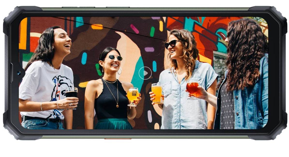 Blackview GBV7100 mobiltelefon, fekete