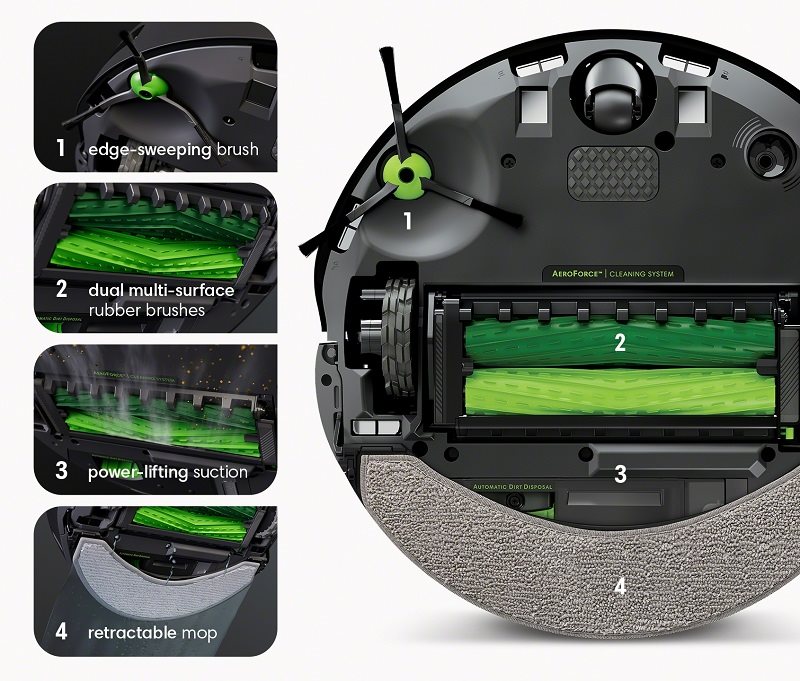 iRobot Roomba Combo j7+ robotporszívó (c7558)
