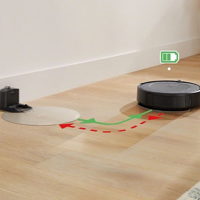 iRobot Roomba Combo i5 Woven Neutral robotporszívó