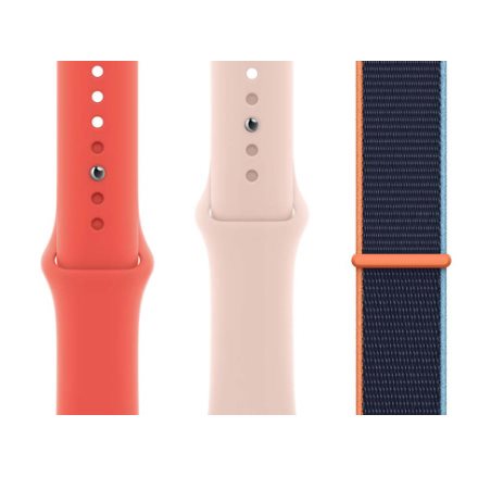 Apple Watch SE 40 mm Cellular arany alumínium, kukoricasárga-fehér sportpánttal
