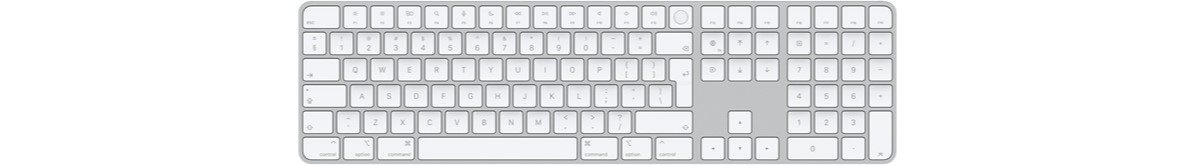 Apple Magic Keyboard Touch ID-val és numerikus billentyűzettel - EN Int.