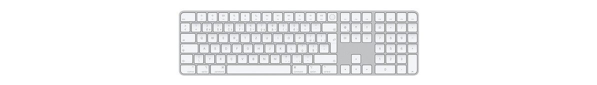 Apple Magic Keyboard vezeték nélküli billentyűzet Touch ID-val és numerikus billentyűzettel