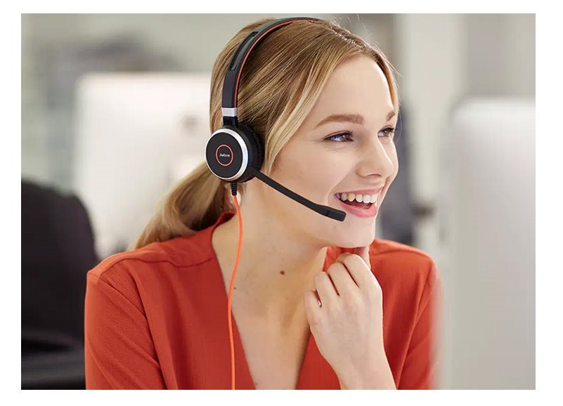 Hívásjelzés Jabra Evolve 40 Stereo MS fejhallgató