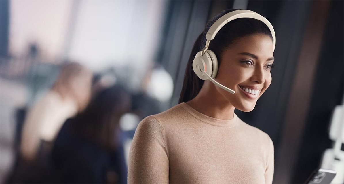 Kiváló hangminőség Jabra Evolve2 65 Mono Beige (USB-A)