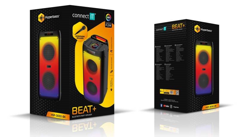 Bluetooth hangszóró CONNECT IT Hyperbass BEAT+