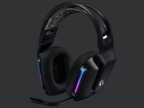 Logitech G733 LIGHTSPEED Black gamer fejhallgató