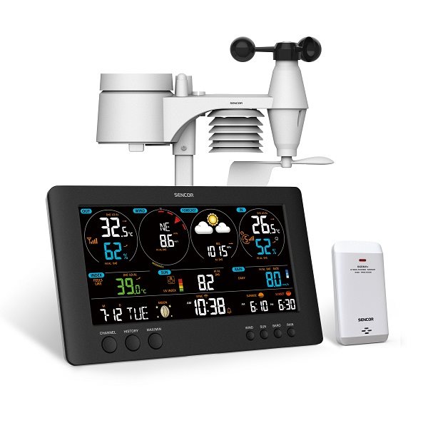 Sencor SWS 12500 WiFi időjárás állomás 