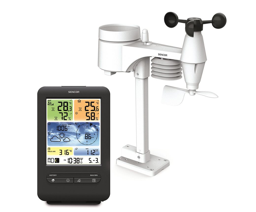 Sencor SWS 9898 WiFi időjárás állomás