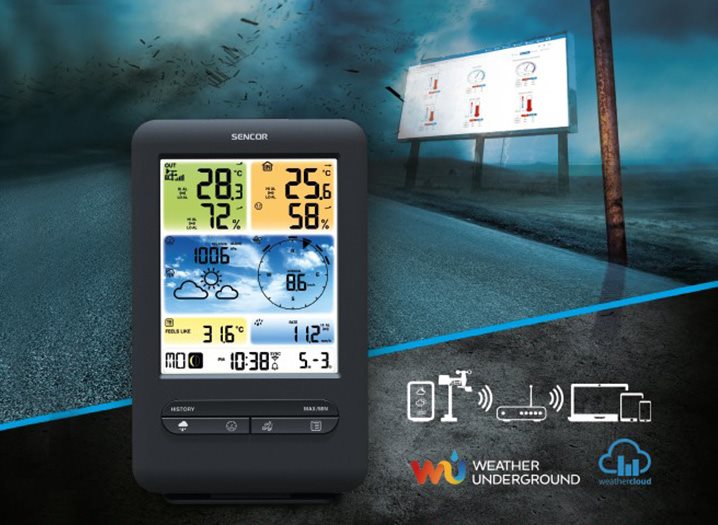 Sencor SWS 9898 WiFi időjárás állomás