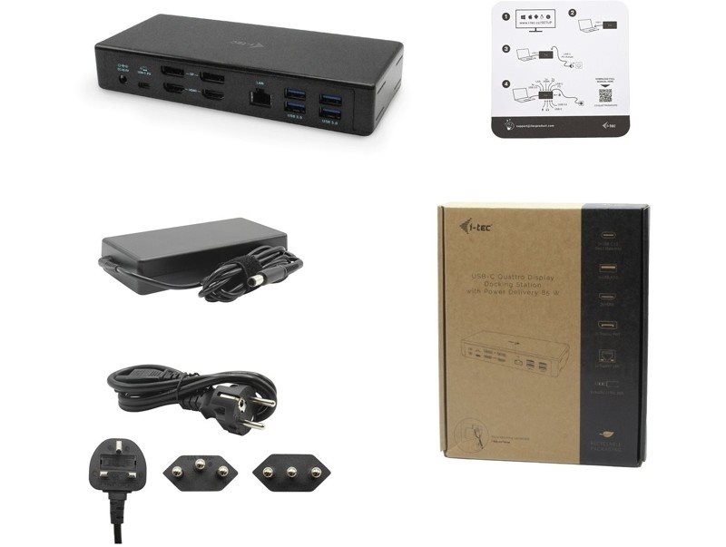 i-tec USB-C Quattro Display dokkolóállomás