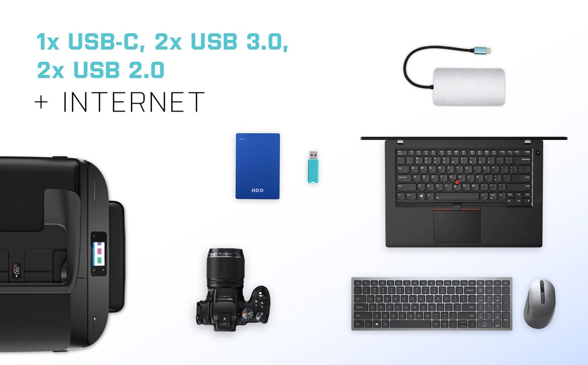  i-tec USB-C Metal Nano 3× Display Docking Station univerzális dokkolóállomás