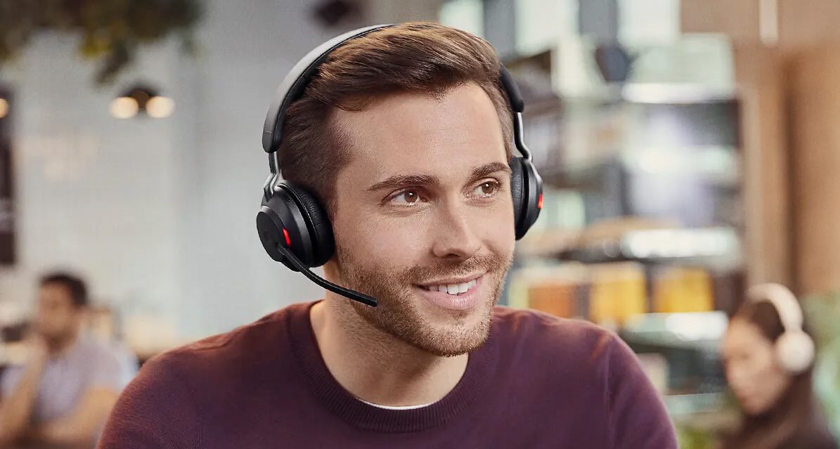  Jabra Evolve2 65 MS Stereo Black fejhallgató