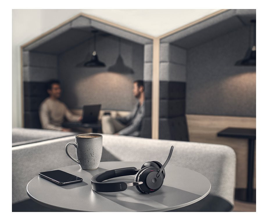  Jabra Evolve2 65 MS Stereo Black fejhallgató