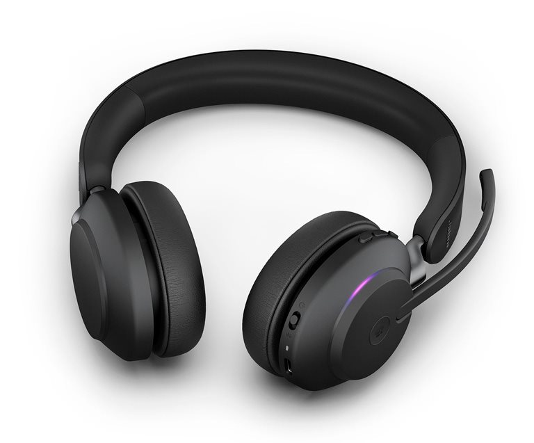  Jabra Evolve2 65 MS Stereo Black fejhallgató