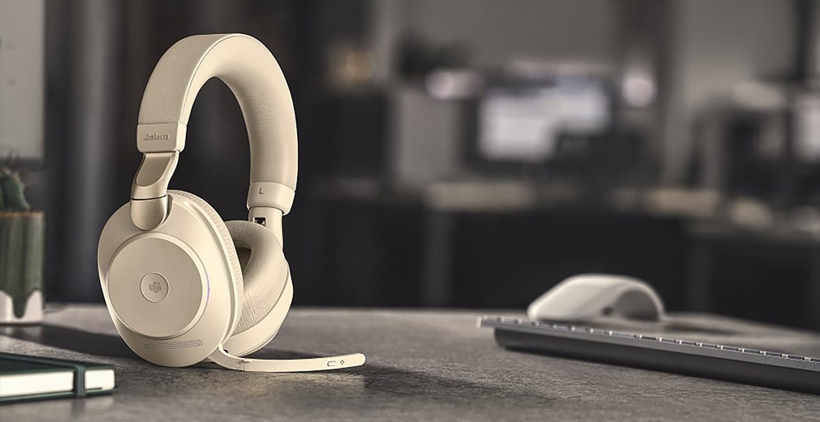 Jabra Evolve2 85 MS Stereo Stand Beige (USB-C)