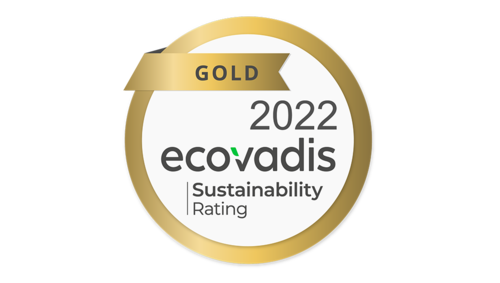 Zlatý status „Gold 2022 Sustainability Rating“