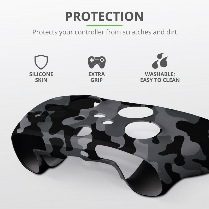 Trust GXT 749K Controller Skin Xbox, terepszínű kontroller védő