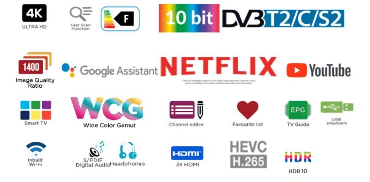 STRONG SRT55UC7433 4K UHD TV