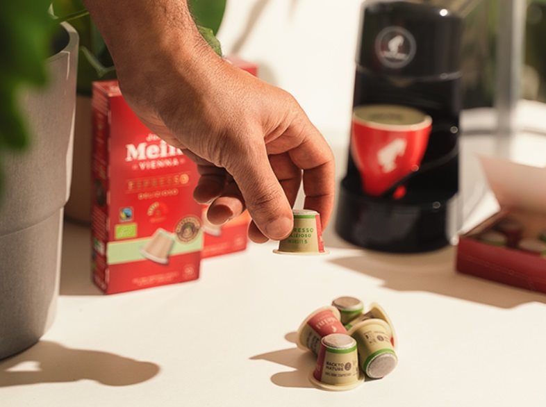 Julius Meinl Nespresso komposztálható kapszula Lungo Forte 