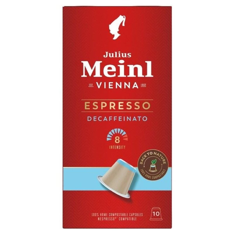 Julius Meinl Nespresso komposztálható kapszulák Espresso Decaffeinato