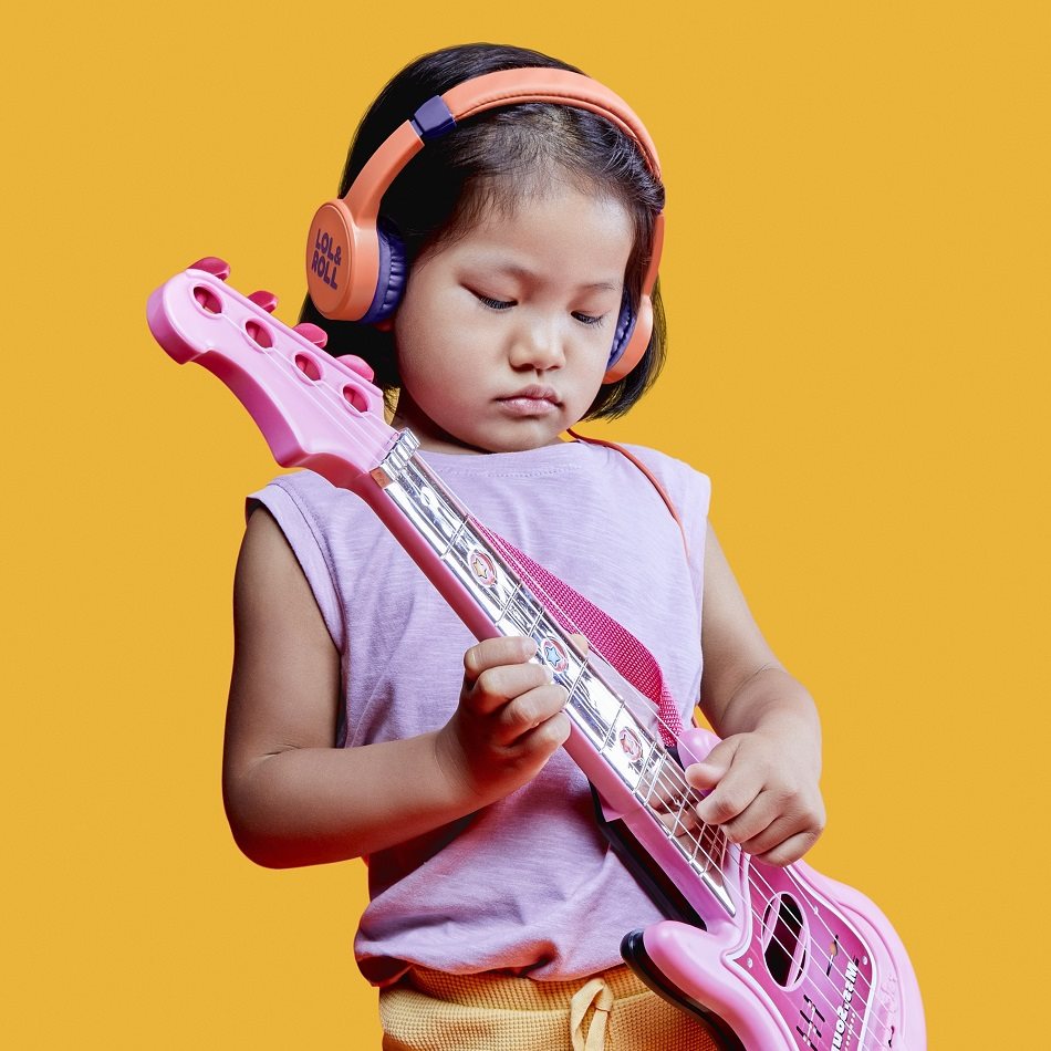 Energy Sistem LOL&ROLL Pop Kids Headphones Orange fejhallgató