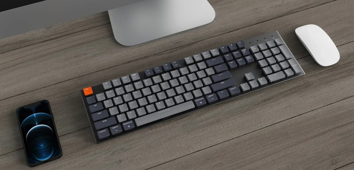 Keychron K5 Ultra-Slim gamer billentyűzet