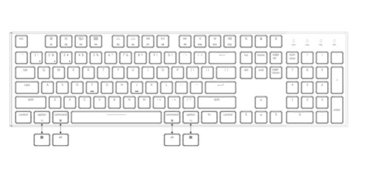 Keychron K5 Ultra-Slim gamer billentyűzet