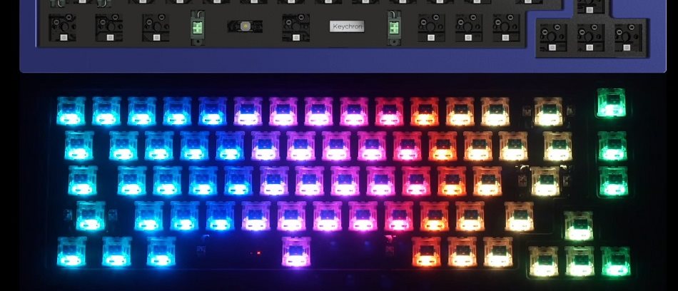 Keychron Q2 TKL QMK gamer billentyűzet