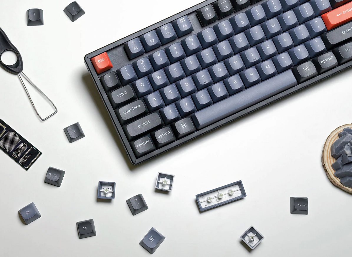 Keychron K8 Pro QMK TKL gamer billentyűzet