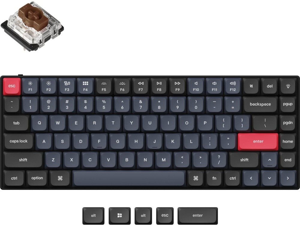 Keychron S1 Swappable Gateron RGB Backlight Brown Switch