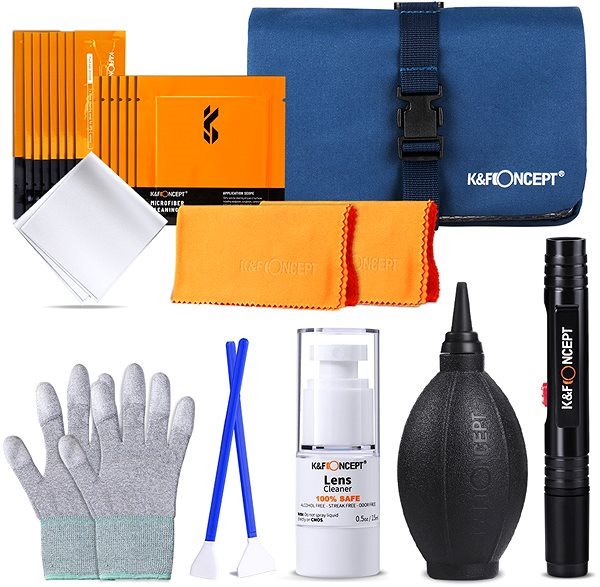 K&F Concept 23 az 1-ben optikatisztító készlet K&F Concept 23 az 1-ben optikatisztító készlet