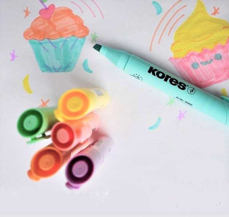 Szövegkiemelő KORES HIGH LINER PLUS PASTEL